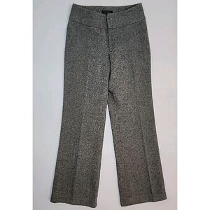 Banana Republic Harrison Gray Wool/Silk Y2K Pants Women's Sz 6 Made In Italy